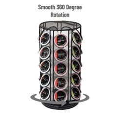 Mind Reader Carousel Rotating Coffee Pod Holder, 35, Black -KitchenAid Shop 41PgA5iaFmL