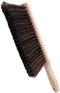 Horsehair Hand Brush Soft Bristles Oiled Beech Wood Handle Small 12 Inch Long (White Horsehair) -KitchenAid Shop 41PlaFhsTpL. AC