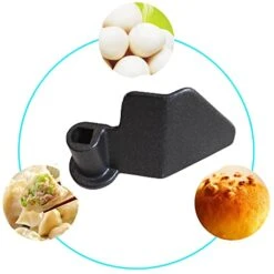 Mayata 2pcs Three Specifications Non-stick Breadmaker Paddles Stainless Steel Loaf Maker Kneading Blade Replacement For Bread Machine (2.4 X 6.5cm, Black) -KitchenAid Shop 41PolMzt9gL