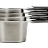 OXO Good Grips Measuring Cup Set, Stainless Steel, 4 Pieces