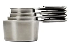 OXO Good Grips Measuring Cup Set, Stainless Steel, 4 Pieces