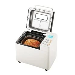Bread Maker Multifunctional Mixing Fermentation Breakfast Toast Kneading Machine Ice Cream Maker Toaster (Color : White, Size : E)