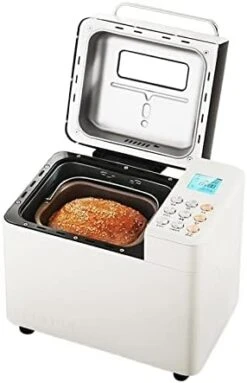 Bread Maker Multifunctional Mixing Fermentation Breakfast Toast Kneading Machine Ice Cream Maker Toaster (Color : White, Size : E) -KitchenAid Shop 41Pu4RPxBQL. AC