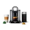 Nespresso Vertuo Coffee And Espresso Machine By Breville, 5 Cups, Chrome