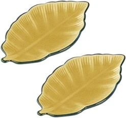 Large Spoon Rest Set Of 2 Spoon Holder For Stove Top Modern Farmhouse Kitchen Decor Leaf Shape Ceramic Spoon Rest Spoon Rests For Kitchen Stove Spoon Holder Dishwasher Safe Emerald Green -KitchenAid Shop 41Q9RSjFOvL. AC