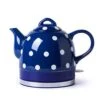 Mic Electric Kettle, 1L 1000W Cordless Retro Teapot, Fast Heating Jug For Tea, Coffee, Soup, BPA Free, Automatic Power Off & Boil Dry Protection,Blue