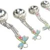 4-Piece Set, Dragonflies Measuring Spoon, One Size, Silver -KitchenAid Shop 41QB3YaQ2lL