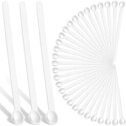 1/32 Teaspoon Micro Scoops 150 Milligram Mini Measuring Spoons Tiny Little Plastic Scoop For Measuring Cosmetics, Medicines, Powders, Glitter And Seasoning (White,16 Pieces) -KitchenAid Shop 41QCpjJxVJL. AC