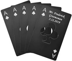 Bottle Opener, Yoption 10pcs Stainless Steel Credit Card Size Casino Beer Bottle Opener For Wedding Party Groomsmen Bridesmaid Gifts -KitchenAid Shop 41QFnrj20dL. AC
