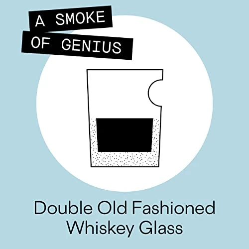 Corkcicle Premium Double Old Fashioned Handmade Whiskey Glass With Built In Cigar Holder, 9oz, Handcrafted, Durable, Gifts For Men 4 Corkcicle Premium Double Old Fashioned Handmade Whiskey Glass With Built In Cigar Holder, 9oz, Handcrafted, Durable, Gifts For Men - Image 2