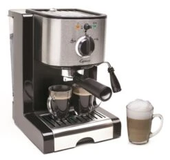 116.04 Pump Espresso And Cappuccino Machine EC100, Black And Stainless -KitchenAid Shop 41QdHdXaFhL