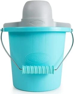 Electric Ice Cream Maker, 4 Quarts, Soft Serve Machine With Easy-Carry Handle For Ice Cream, Frozen Yogurt Or Gelato, Blue 17 Electric Ice Cream Maker, 4 Quarts, Soft Serve Machine With Easy-Carry Handle For Ice Cream, Frozen Yogurt Or Gelato, Blue -KitchenAid Shop 41Qgg0CJtL. AC