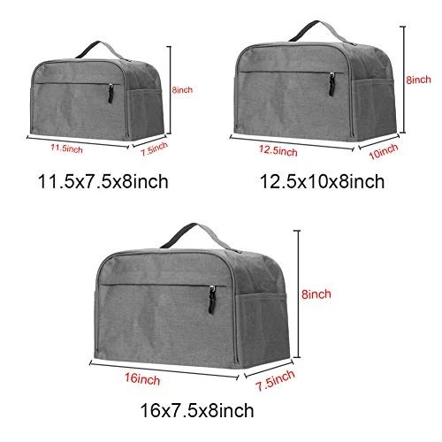 Wo/Four Slice Toaster Cover With Pocket,Kitchen Bakeware Protector,Universal Cotton Linen Dusproof Washable Kitchen Toaster Cover 4 Wo/Four Slice Toaster Cover With Pocket,Kitchen Bakeware Protector,Universal Cotton Linen Dusproof Washable Kitchen Toaster Cover - Image 2