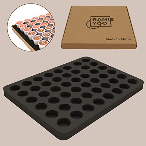 Coffee Pod Storage Tray,Drawer Insert Organizer Hold 48pods Compatible With Keurig K-Cup For Kitchen Home Office-(Waterproof/Washable) 5 Coffee Pod Storage Tray,Drawer Insert Organizer Hold 48pods Compatible With Keurig K-Cup For Kitchen Home Office-(Waterproof/Washable) - Image 3
