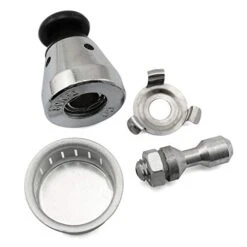 Universal Cooker Jigger Valve Replacement Safe Regulator Weight Pressure Control With Cover And Bracket 80KPa