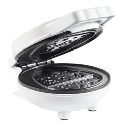 Mini Easter Egg Waffle Maker - Make Double Sided Easter Waffle Or Pancake W 2 Different Holiday Designs, Ready To Decorate & Frost, Breakfast Fun For Kids, Children & Adults - Easter Basket Stuffer