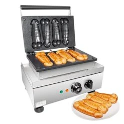 Organ Shaped Waffle Maker | 4 Pcs | Waffle Iron With Nonstick Coating | 110V