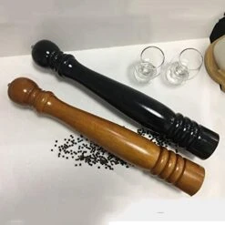 Giant Wood Pepper Mill Hotel Salt Pepper Mill Large 20" Super Big Oak Wooden Salt And Pepper Stainless Steel Core Manual Pepper Grinder-Brown 15 Giant Wood Pepper Mill Hotel Salt Pepper Mill Large 20" Super Big Oak Wooden Salt And Pepper Stainless Steel Core Manual Pepper Grinder-Brown -KitchenAid Shop 41Qys3UpCAL