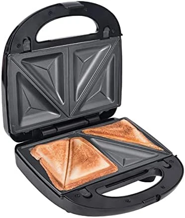 Sandwich Maker Press Grill With Non Stick Plates (Black Waffle) 6 Sandwich Maker Press Grill With Non Stick Plates (Black Waffle) - Image 4