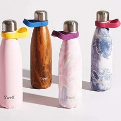 Water Bottle Handle - Pink - Fits 9oz, 17oz, And 25oz Bottles - Comfortable Way To Carry Your S'well On The Go - Innovative Design And A Flexible Grip -KitchenAid Shop 41RBkmNFqzL