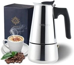 Mini Stovetop Espresso Maker, Small Italian Moka Pot, Cafe Maker For Coffee, Cappuccino And Latte, Stainless Steel, 200 Ml / 7 Oz/ 4 Cups (espresso Cup= 50 Ml) 20 Mini Stovetop Espresso Maker, Small Italian Moka Pot, Cafe Maker For Coffee, Cappuccino And Latte, Stainless Steel, 200 Ml / 7 Oz/ 4 Cups (espresso Cup= 50 Ml) -KitchenAid Shop 41REGfQ9FJL. AC