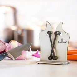 Professional Knife Sharpener | 3-Action Tungsten Carbide (Stainless Steel)