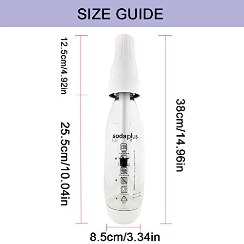 1L Soda Siphon Carbonated Seltzer Water Maker Homemade Sparkling Beverages Machine Use Standard CO2 Chargers 4 1L Soda Siphon Carbonated Seltzer Water Maker Homemade Sparkling Beverages Machine Use Standard CO2 Chargers - Image 2