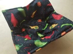 Chili Pepper Microwave Bowl Cozy Southwestern Reversible Microwaveable Potholder Hot Pepper Handmade Bowl Buddy Kitchen Linens Baker Chef Teacher Gifts Spicy Food Lover Gift Under 10 -KitchenAid Shop 41RYJMnrFeL
