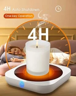 DOWILLDO Coffee Mug Warmers For Desk With 3 Temperature Settings, Smart Coffee Warmer Plate For Heating Milk, Tea And Hot Chocolate (White1) -KitchenAid Shop 41RZz03OZaL