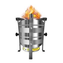 Biostove, Revolutionized Biomass Cooking Stove, Smokeless Stove/Chulha, Wood Or Paper Waste Burning Backpacking Stove For Outdoor Hiking Picnic BBQ (Gasification Chulha, Stainless Steel - EXL) -KitchenAid Shop 41RiZmHkXFL