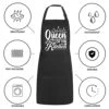 POTALKFREE Funny Aprons For Women With 2 Pockets, Queen Of The Kitchen, Adjustable Bib Water Resistant Cooking Chef Apron, Gifts For Mom, Wife, Friends -KitchenAid Shop 41RiamBz6FS