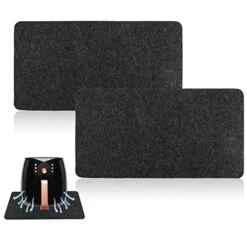 Heat Resistant Mat For Air Fryer,2Pcs Coffee Mat Air Fryer Mat With Appliance Slider Function,Kitchen Heat Resistant Pad For Countertop Heat Protector Compatible With COSORI,Mixer And Other Air Fryer