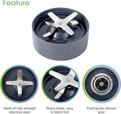 2-pack NutriBullet Replacement Parts Extractor Blade Fits NutriBullet 600w Pro 900w Blender -KitchenAid Shop 41RlNSfo4xL 1