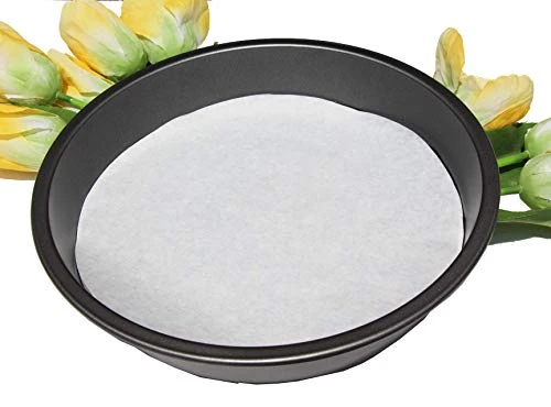 Parchment Paper Liner Greaseproof For Round Cake Pans And Non-Stick Baking, White, 9" (Pack Of 50) 4 Parchment Paper Liner Greaseproof For Round Cake Pans And Non-Stick Baking, White, 9" (Pack Of 50) - Image 2