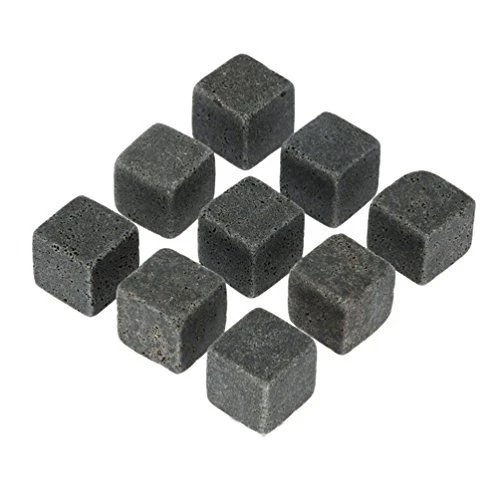 3Pcs Whiskey Stones Reusable Ice Cubes Chilling Stones For Beverages And Wines, Velvet Freezer Bag (Black) 4 3Pcs Whiskey Stones Reusable Ice Cubes Chilling Stones For Beverages And Wines, Velvet Freezer Bag (Black) - Image 2