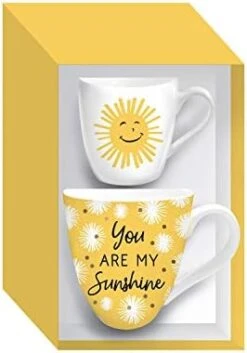 Queen Bee Mini Bee Mommy And Me Ceramic Cups | Gift Set Of 2 | Maternity Mothers Day Gift | Ceramic Coffee Hot Chocolate Milk Mugs | Gift Box Included -KitchenAid Shop 41RzBJGtx6L. AC