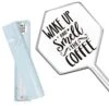 Funny Coffee Stir Sticks Engraved With Wake Up And Smell The Coffee Stainless Steel Reusable Beverage Drink Stirrer, Novelty Humor Gift For Tea Coffee Lover Men Women Dad Mom Xmas Birthday -KitchenAid Shop 41S0N21Cw2L