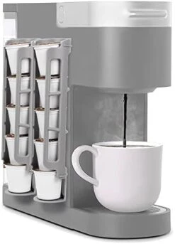 K Cup Coffee Pod Holder For Keurig K-cup Coffee, Side Mount Storage Organizer, Perfect For Small Counters ( Black, 2 Pack For 10 K Cups) -KitchenAid Shop 41S73rij00L. AC
