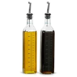 Impli-Magic Oil And Vinegar Dispensers, 450 ML, Stainless/Clear -KitchenAid Shop 41SF2w35YuL