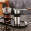 Portable Manual Coffee Grinder -Higher Hardness Conical Ceramic Burrs Stainless Steel Hand With Fine Powder Adjustment Settings Great Gift For Home Office Travel Or Outdoor 2 Portable Manual Coffee Grinder -Higher Hardness Conical Ceramic Burrs Stainless Steel Hand With Fine Powder Adjustment Settings Great Gift For Home Office Travel Or Outdoor -KitchenAid Shop 41SIzi7jXcL