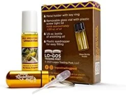 Rankincense & Myrrh Anointing Oil From Israel Boxed Gift Set With Dispenser, Holy Jerusalem Oil & Gold Metal Keychain Bottle Container, Plastic Dropper & Small Glass Vial, Aceite Ungido Y Botella -KitchenAid Shop 41SNMHlnYLL. AC