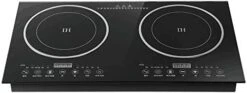 Digital Induction Cooktop,2400W 110V Double Burners Electric Stove, Countertop Burner With Legs, Induction Cooker Vitro Ceramic Glass Black Surface For Cast Iron Pan (1200W+1200W) 13 Digital Induction Cooktop,2400W 110V Double Burners Electric Stove, Countertop Burner With Legs, Induction Cooker Vitro Ceramic Glass Black Surface For Cast Iron Pan (1200W+1200W) -KitchenAid Shop 41SWjehiuIL. AC