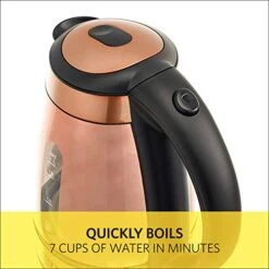 Bella (14753) 1.7 Liter Electric Tea Kettle Copper Chrome