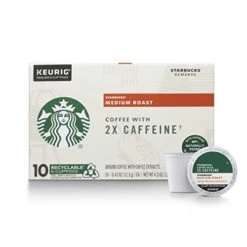 Starbucks Blonde Roast K-Cup Coffee Pods With 2X Caffeine For Keurig Brewers,10 Count - (Pack Of 6) 27 Starbucks Blonde Roast K-Cup Coffee Pods With 2X Caffeine For Keurig Brewers,10 Count - (Pack Of 6) -KitchenAid Shop 41Sf44JwaTL