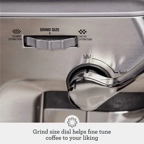Breville Barista Express® Impress Espresso Machine, 2 Liters, Brushed Stainless Steel, BES876BSS 6 Breville Barista Express® Impress Espresso Machine, 2 Liters, Brushed Stainless Steel, BES876BSS - Image 4