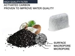 OLDTONE 12 Pack Water Filters For CUISINART Coffee Maker Activated Charcoal Filter Water Replacement Charcoal Water Filters For CUISINART Coffee Machines Cartridges Replace CUISINART DCC-RWF -KitchenAid Shop 41SqfeUKZQL