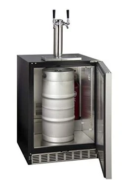 Kegco 3PHK48BSA-2 Keg Dispenser, 2-Tap, Stainless Steel -KitchenAid Shop 41Sr48CJsTL
