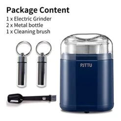 Electric Grinder For Herb, Spice, Pollen And Coffee | Fast Grinding For Flower Buds, Dry Spices, And Herbs | Compact Size (Blue) -KitchenAid Shop 41T4TOcJKxL