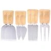 8 Pieces Cheese Knives With Wooden Handles, Cheese Slicer & Cutter Set