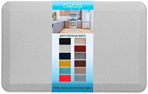Anti Fatigue Floor Mat – 3/4 Inch Thick Perfect Kitchen Mat, Standing Desk Mat – Comfort At Home, Office, Garage – Durable – Stain Resistant – Non-Slip Bottom (20" X 32", Black) 14 Anti Fatigue Floor Mat – 3/4 Inch Thick Perfect Kitchen Mat, Standing Desk Mat – Comfort At Home, Office, Garage – Durable – Stain Resistant – Non-Slip Bottom (20" X 32", Black) - Image 12